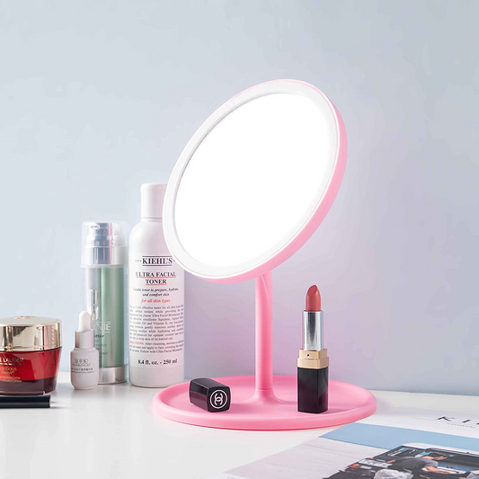Portable Magnifying Makeup Mirror with Rechargeable LED Lights - Medaid International