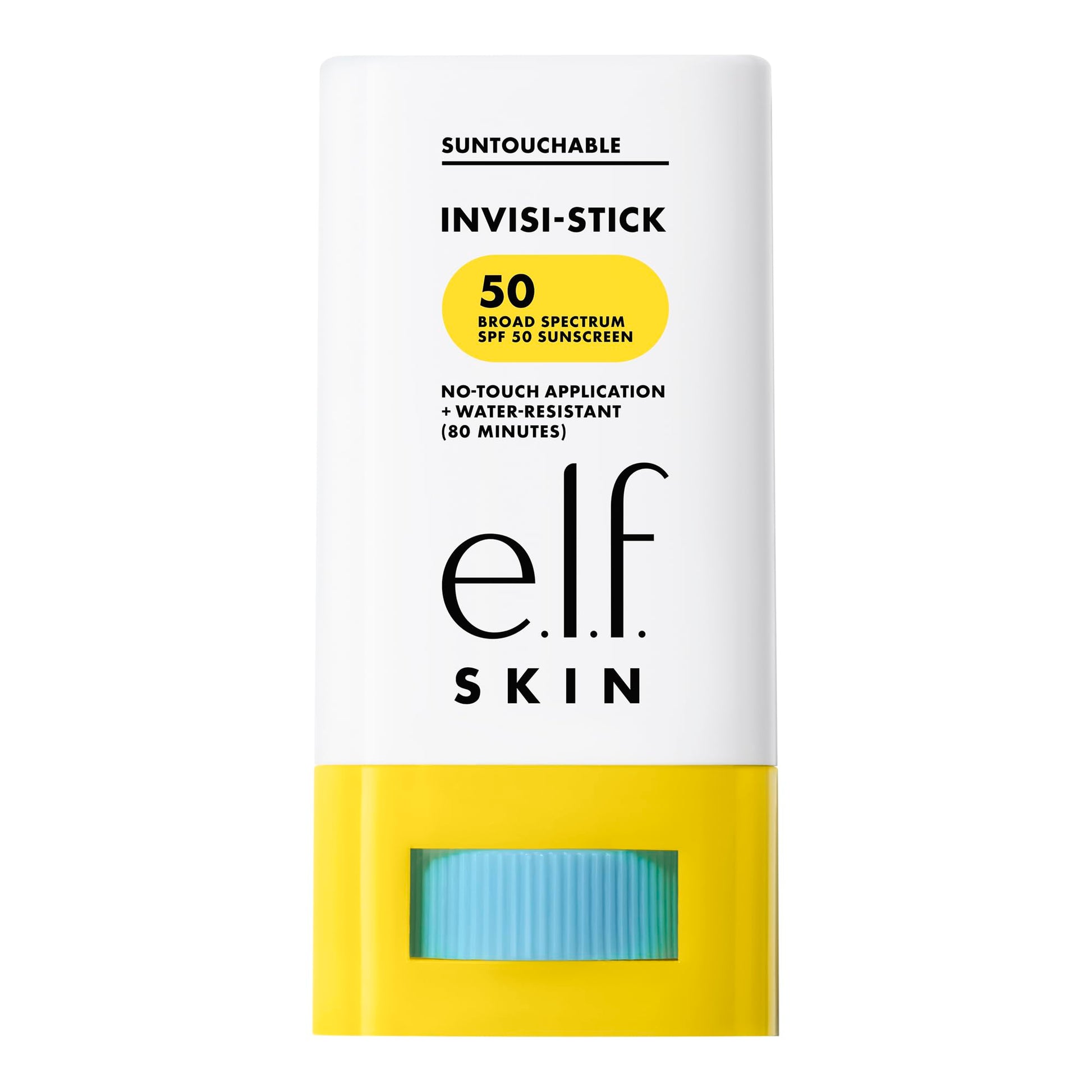 e.l.f. SKIN Suntouchable Invisi-Stick SPF 50, Clear Sunscreen For A Natural Finish, Made With Moisturizing Sunflower Seed Oil, Vegan & Cruelty-Free - Medaid International