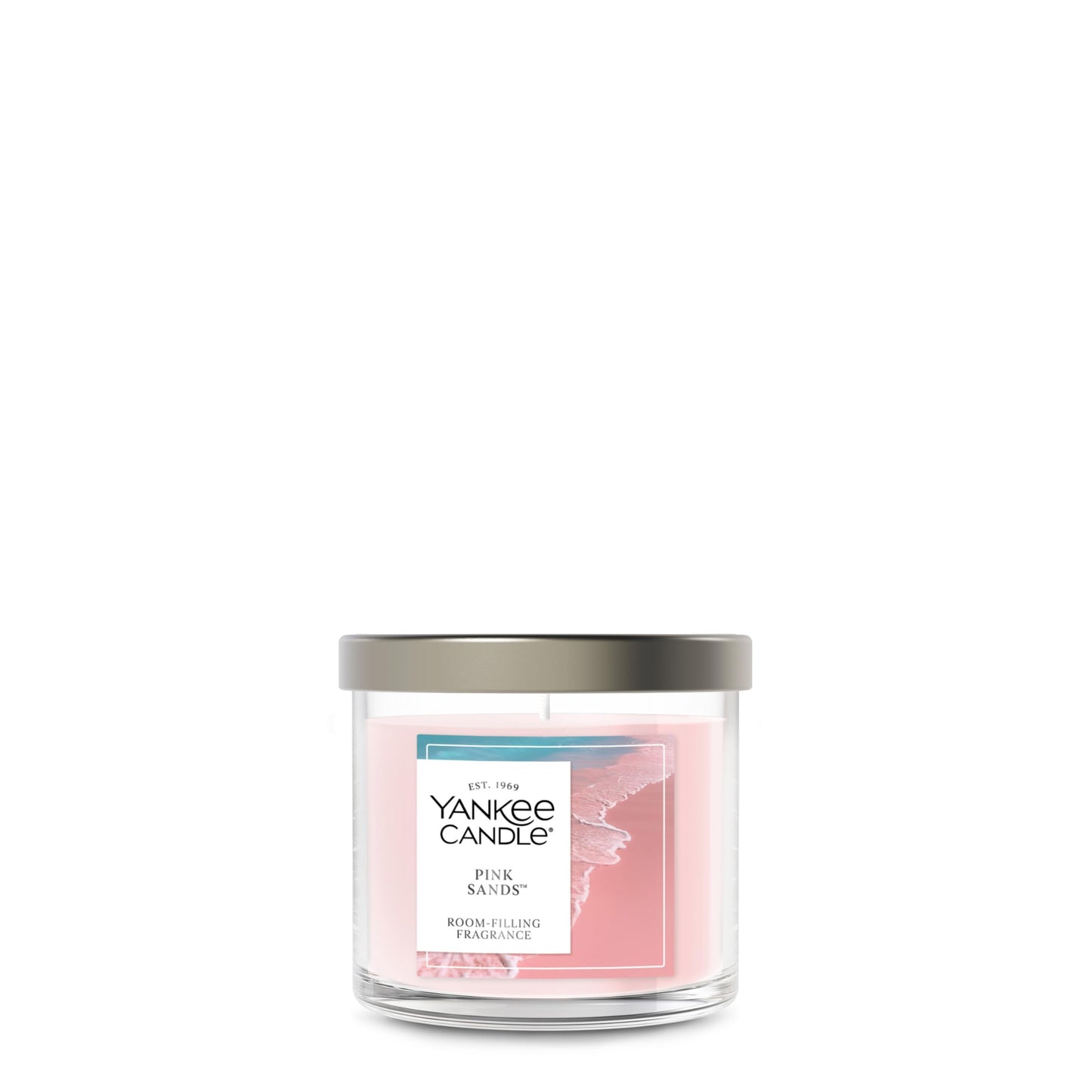 Yankee Candle Small Tumbler Scented Candle with up to 40 Hour Burn Time, Premium Plant Wax Blend for Consistent Burn, 4.3 oz Tumbler Candle with Room Filling Fragrance, Pink Sands - Medaid International