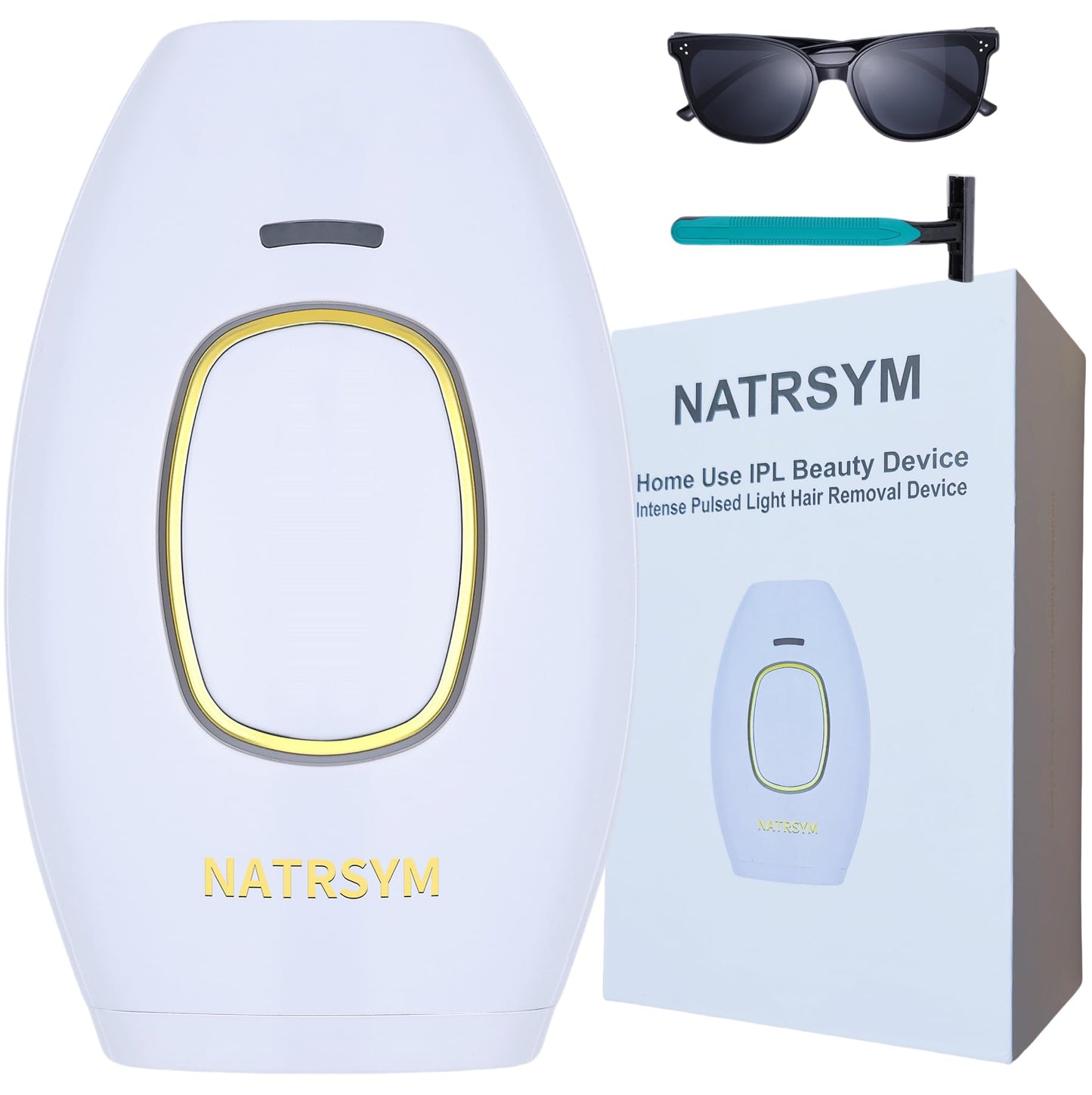 Hair Removal Device for Women and Men, IPL Laser Hair Removal Device with 5 Energy Levels, for Face, Arms, Legs, Bikini Line, Underarms, and Body - Medaid International