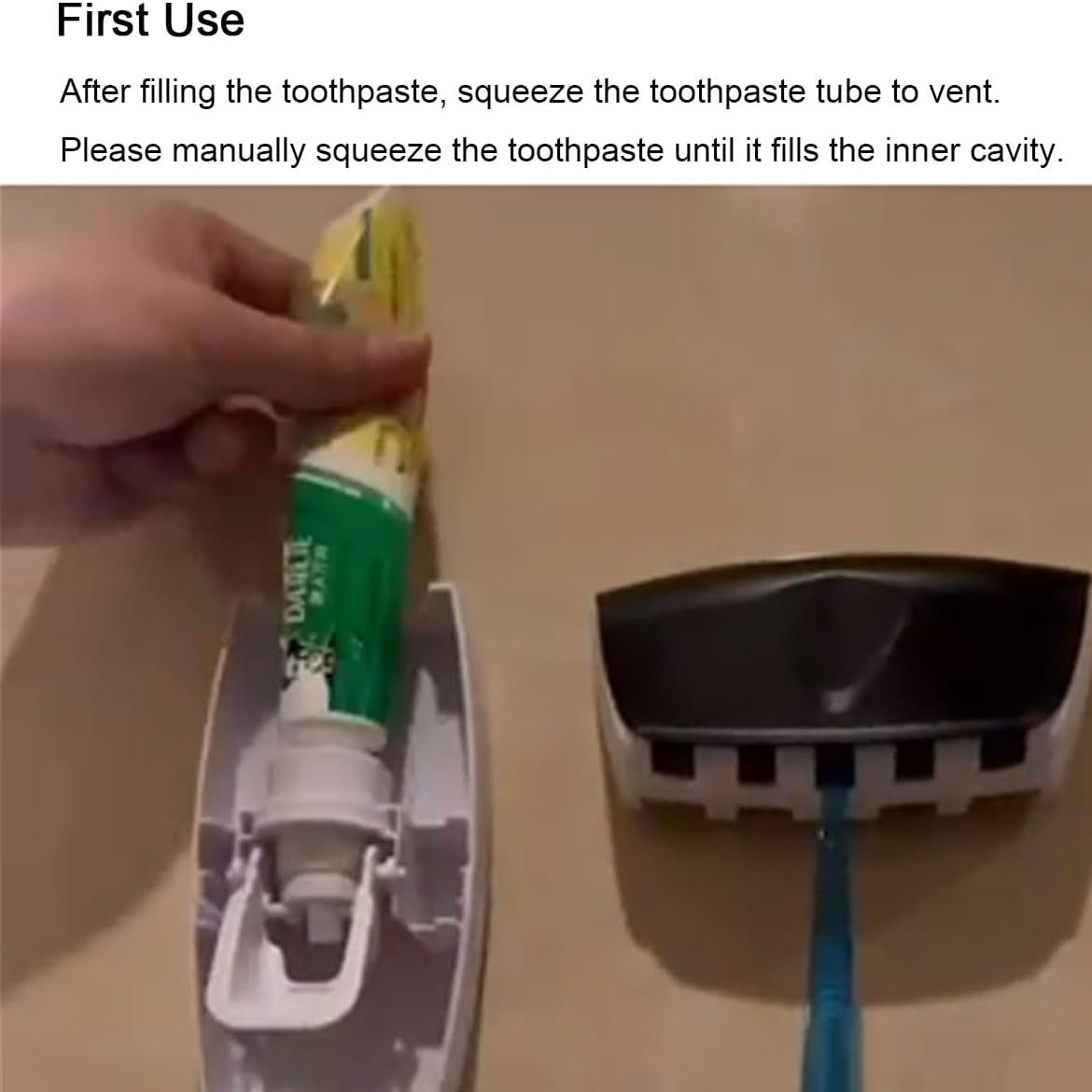 Automatic Toothpaste Squeezer & Toothbrush Dispenser - Medaid International