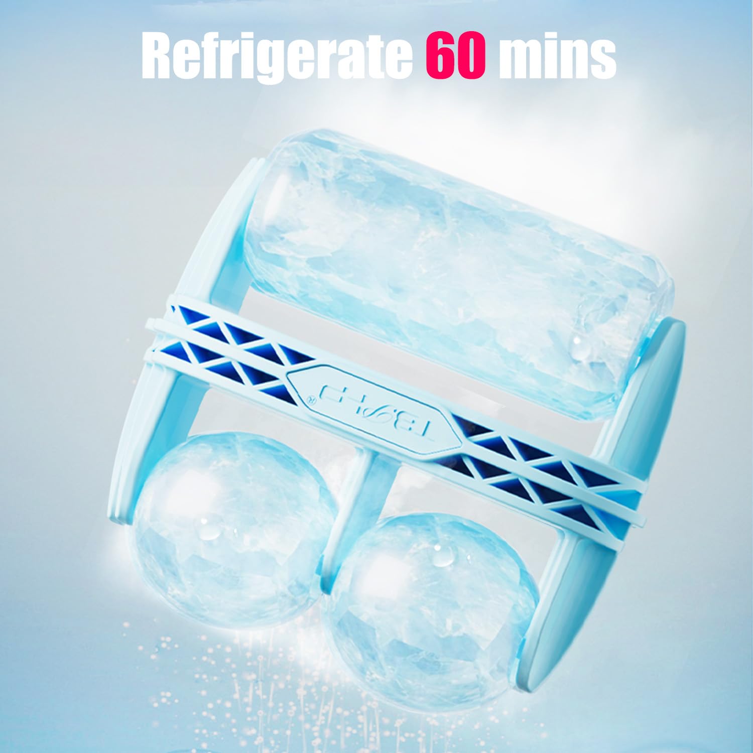 TBPHP Ice Roller BF01 for Face & Eye with Plastic Cover Massager Face Massage Roller Tools (Blue) - Medaid International