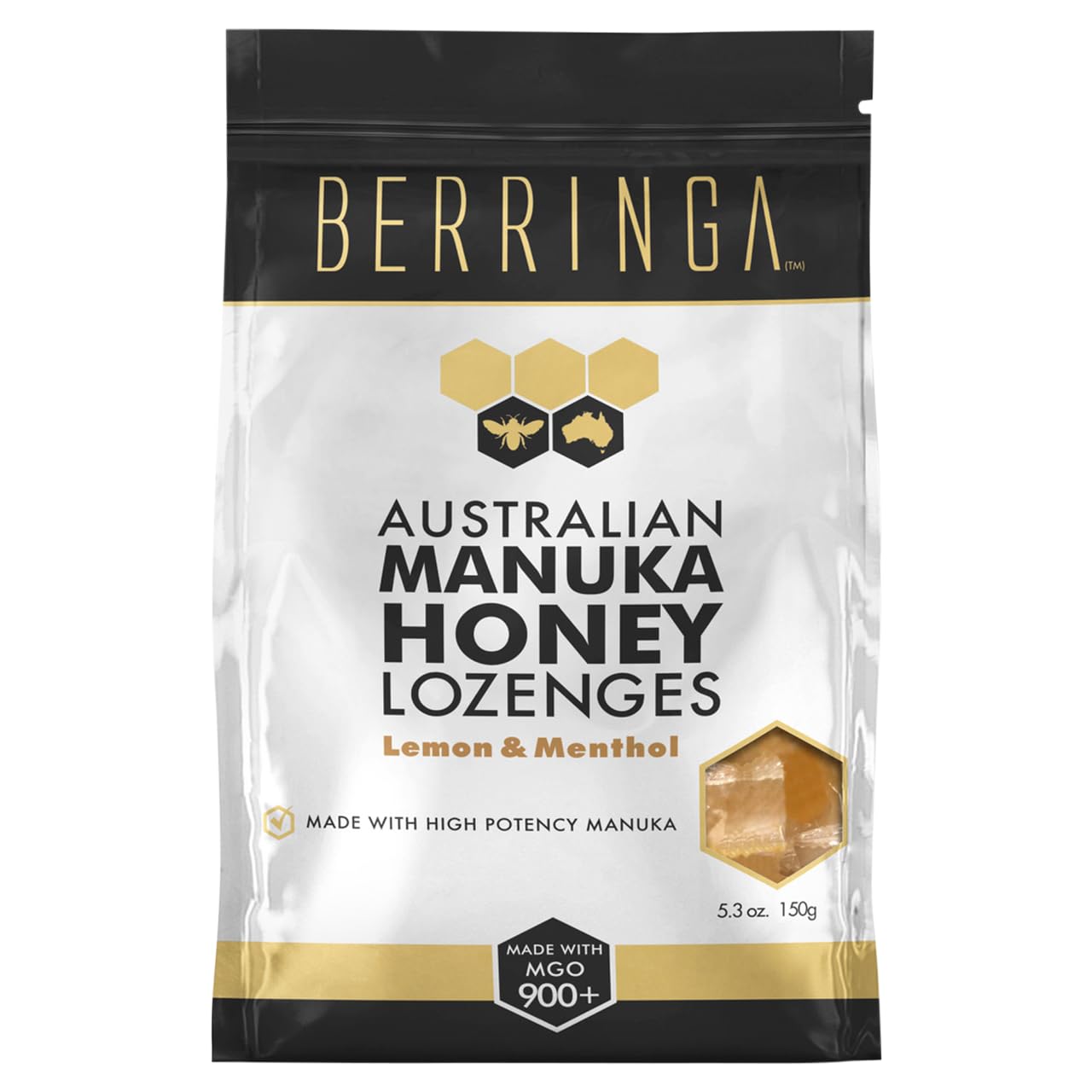 Berringa Australian Manuka Honey Lozenges (Lemon & Menthol) - Medaid International