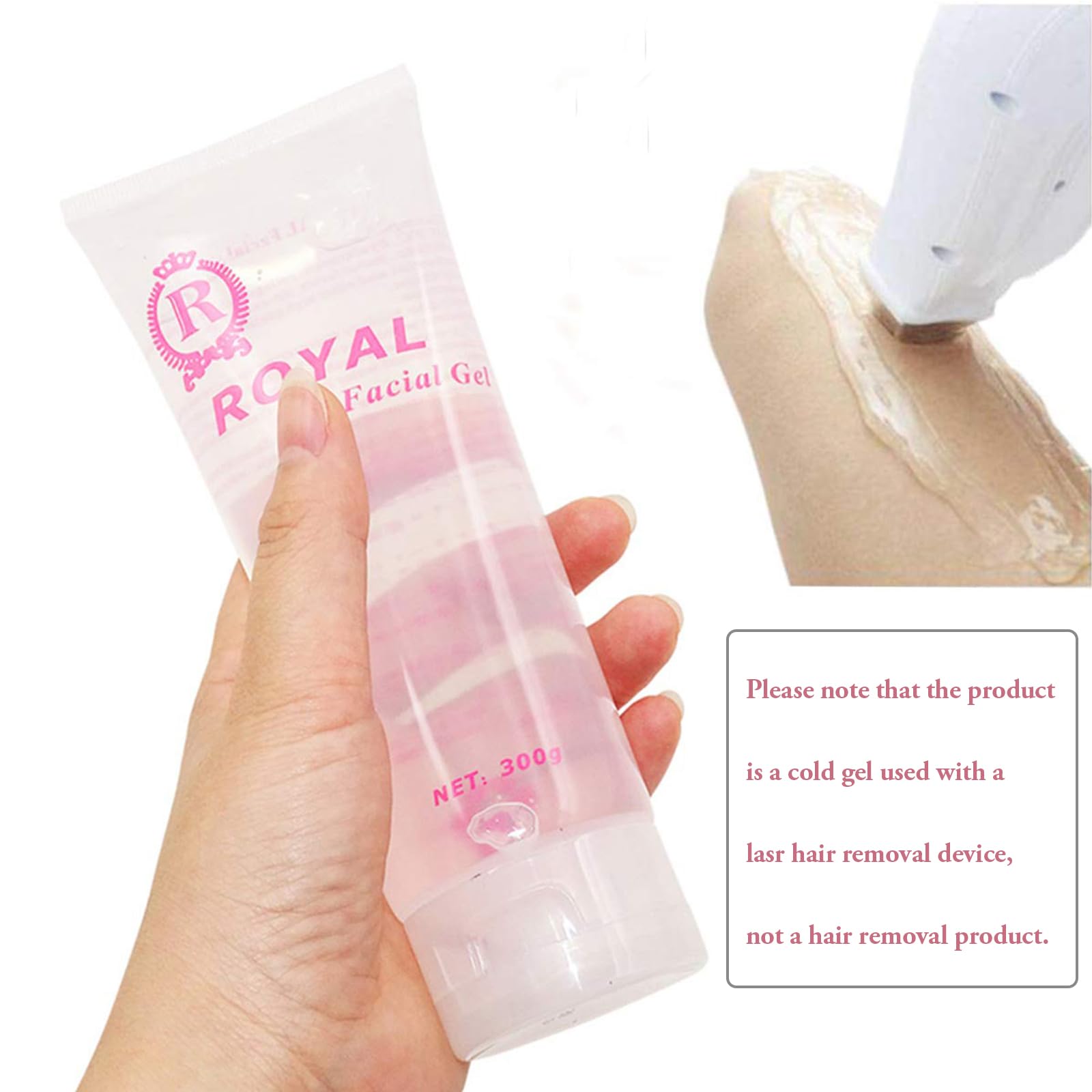 Cooling Gel Use with for Laser Hair Removal Device and RF Radio Frequency Facial Machine for Women and Man 300ML - Medaid International