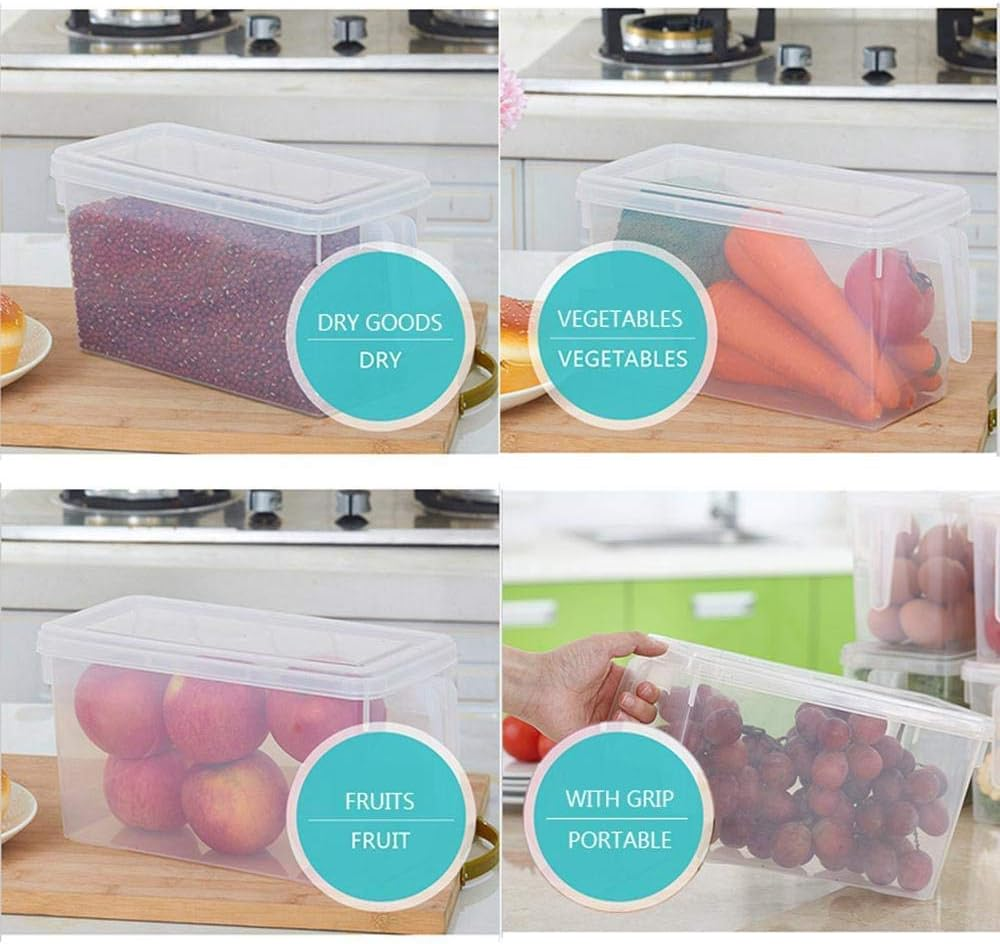 Kitchen Organizer Plastic Kitchen Refrigerator Storage Box With Lid - Medaid International