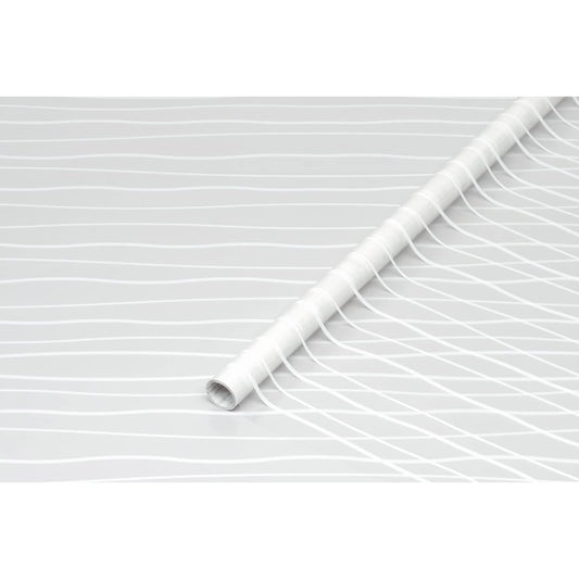 d-c-fix Window Film, Static Waves, UV Privacy Screen, Opaque on Both Sides, Static Self-Adhesive Film for Bathroom Windows, Kitchen, Glass Door, Frosted Glass Film, Privacy Film, Glass Film, 45 cm x - Medaid International