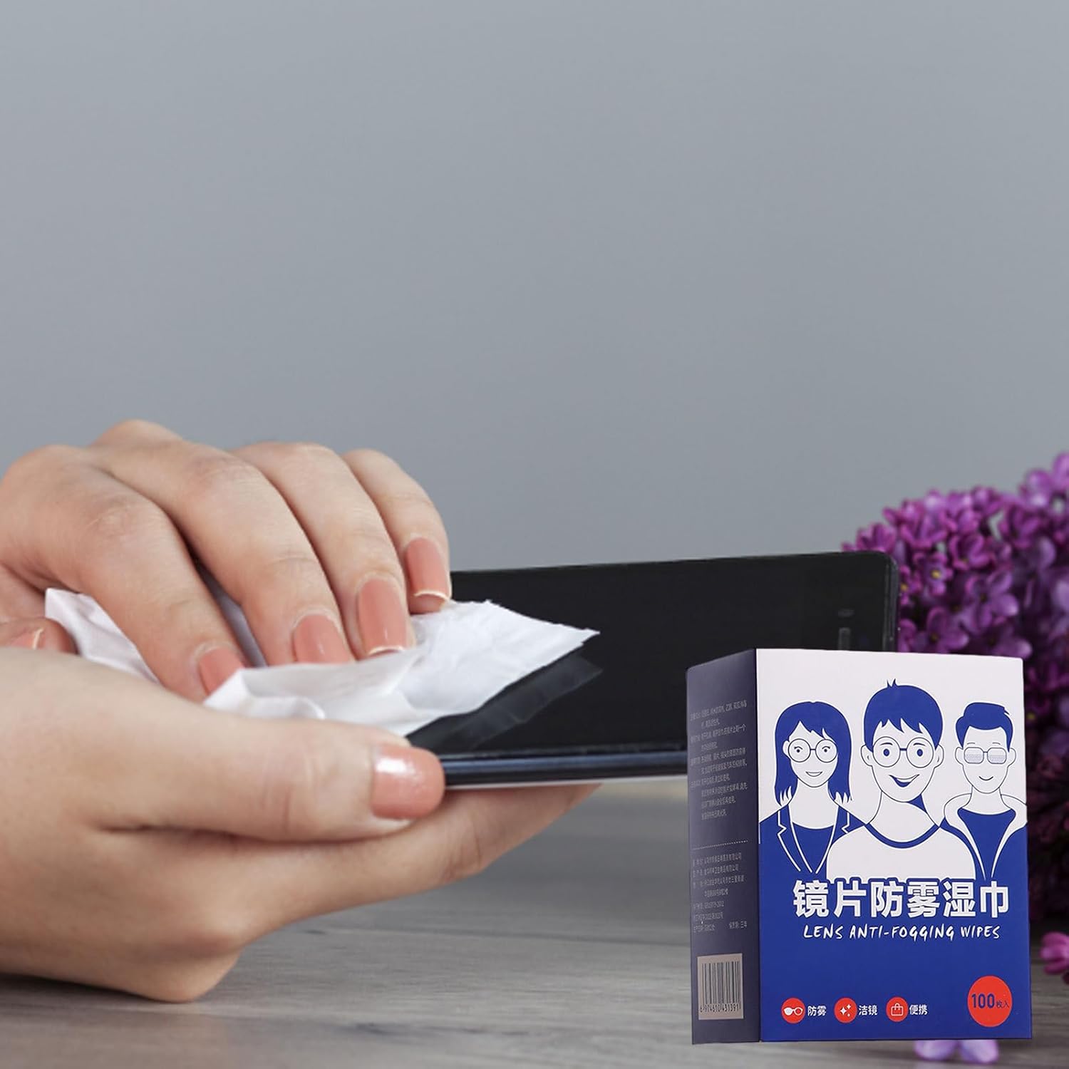 Lenses Anti-Fogging Wipes (100 wipes) - Medaid International