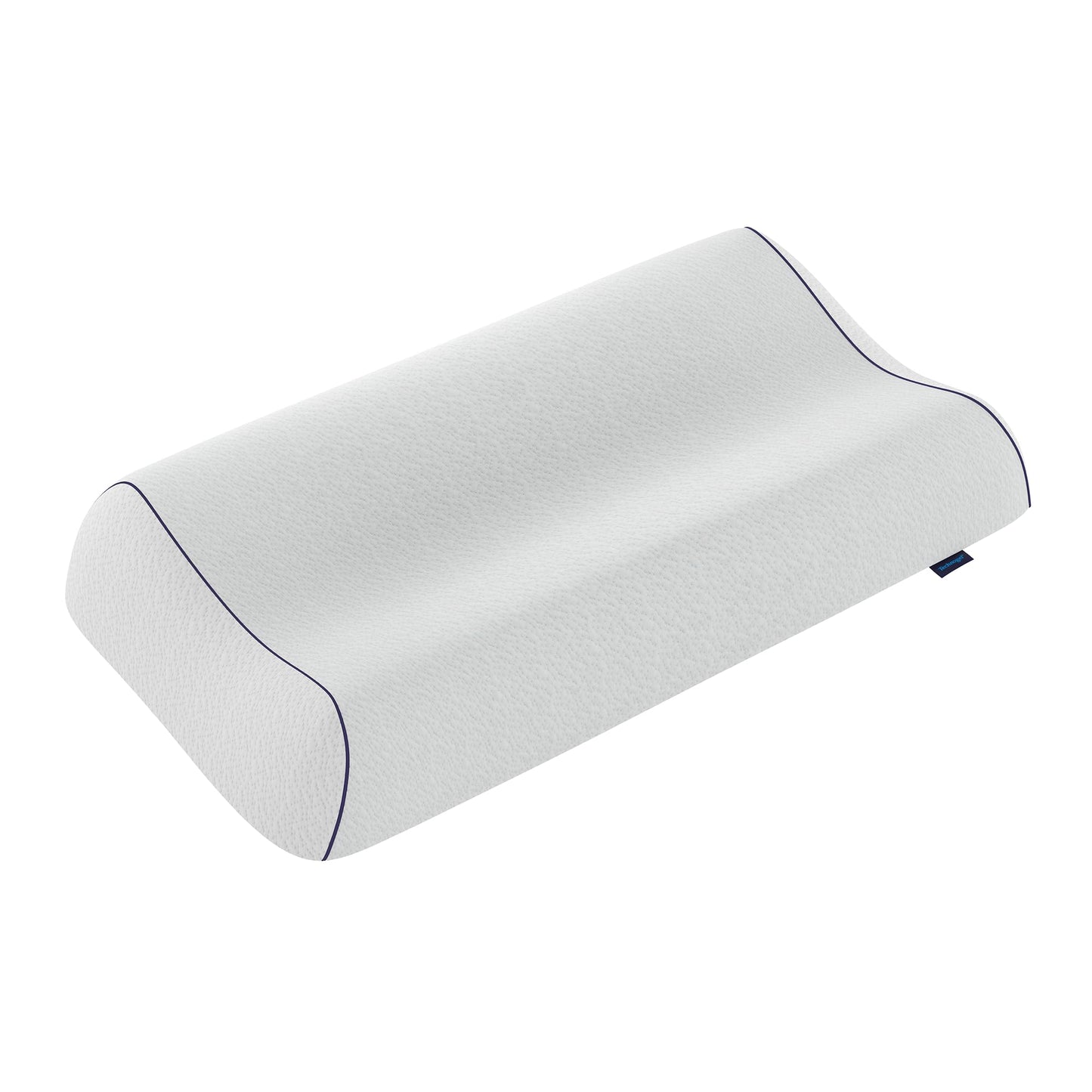 Technogel Anatomic Cooling Gel Pillow – Dual-Height Cervical Spine Support, Memory Foam Base, Washable Cover, Side & Back Sleepers King Size - Medaid International