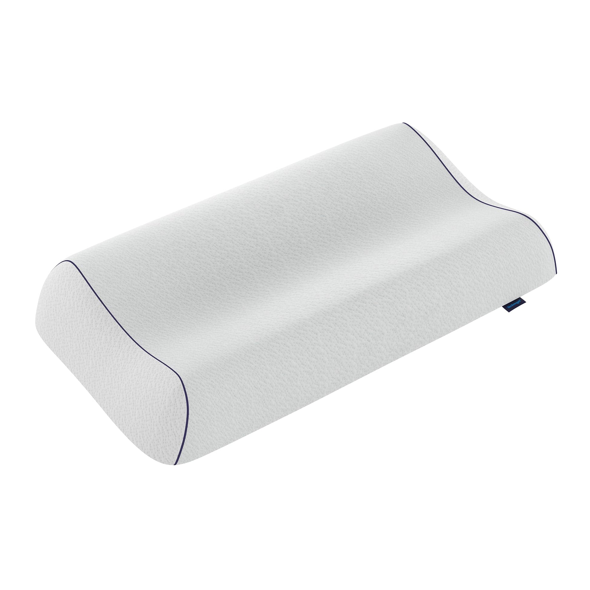 Technogel Anatomic Cooling Gel Pillow – Dual-Height Cervical Spine Support, Memory Foam Base, Washable Cover, Side & Back Sleepers King Size - Medaid International