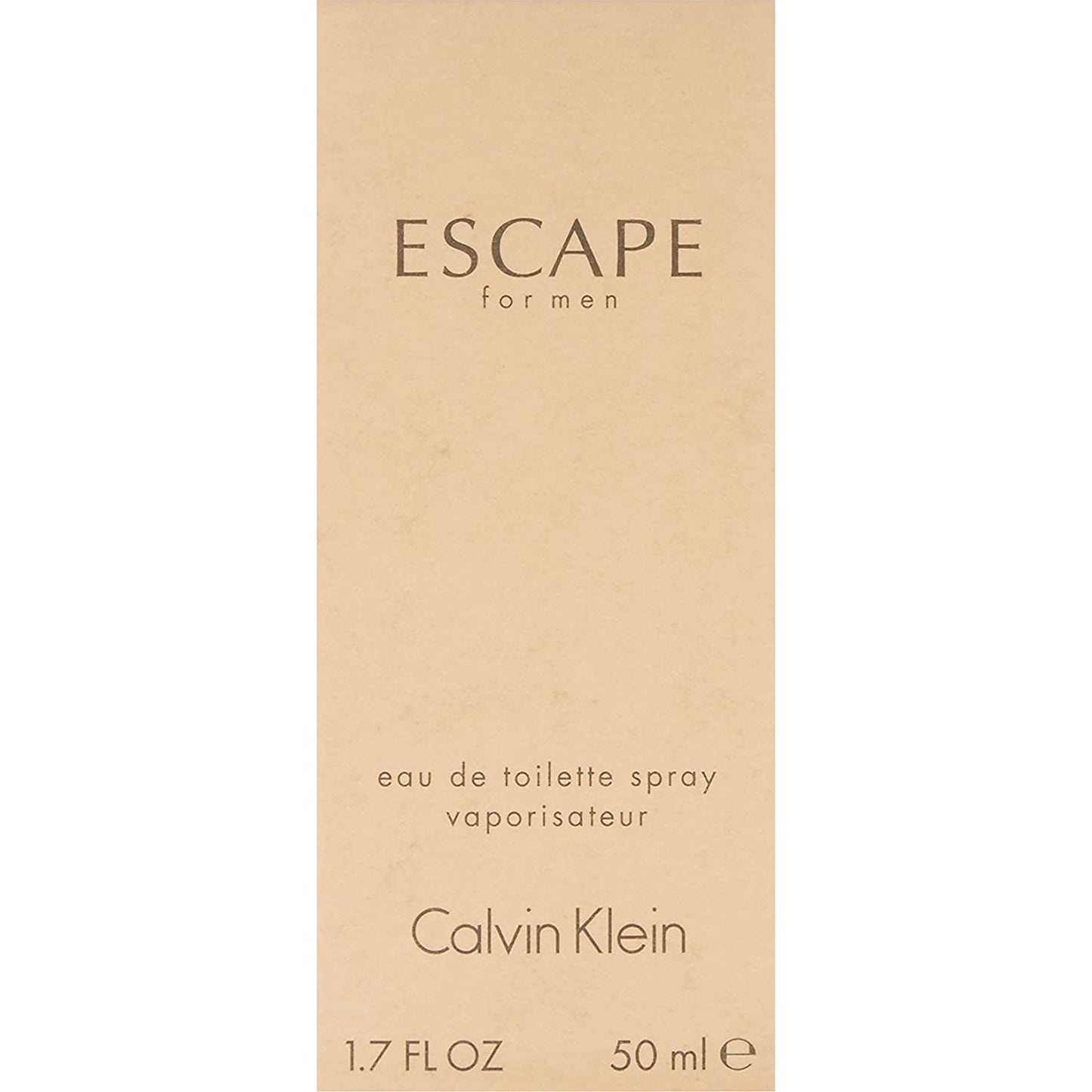 Escape by Calvin Klein for Men, Eau De Toilette Spray, 1.7 Ounce - Medaid International