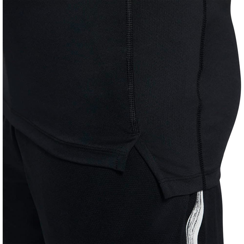 Nike Pro Dri-FIT Men's Tight Fit Short-Sleeve Top (as1, Alpha, s, Regular, Regular, Black/White) - Medaid International