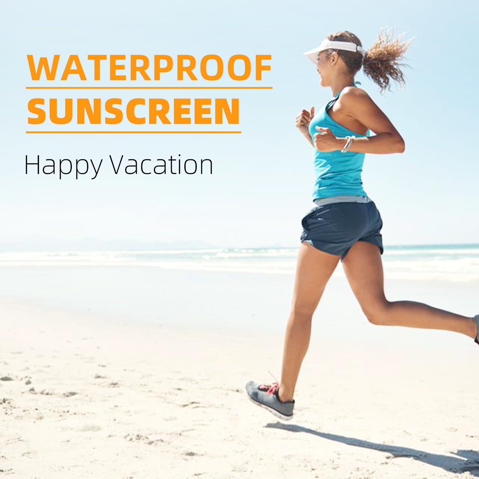 VGO Clear Face Sunscreen SPF 50, Hydrating Sun Essence Leaves No Sticky Feeling Travel Size Sunscreen Against UVA and UVB Rays 50ml / 1.7oz - Medaid International