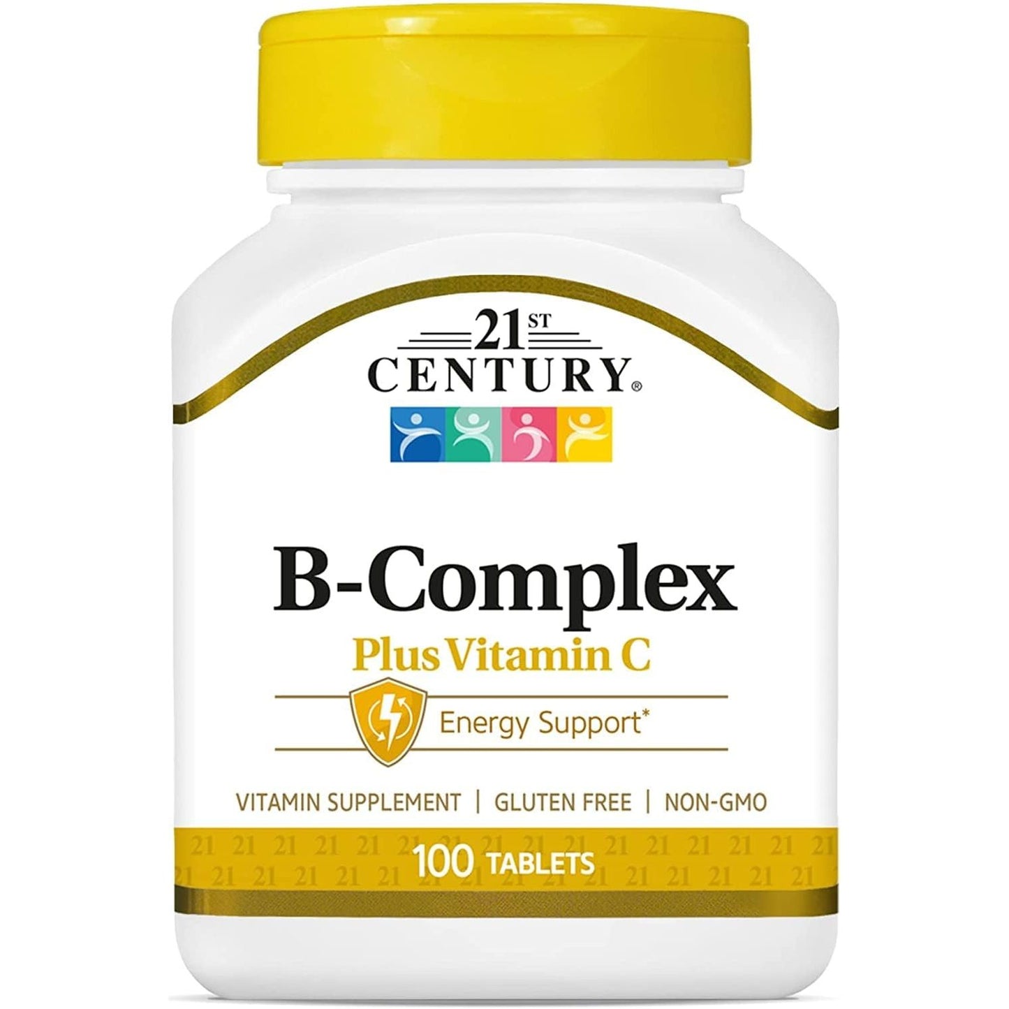 21st Century Healthcare, B Complex Plus Vitamin C, Tablets 100 Count (Pack of 1) - Medaid International