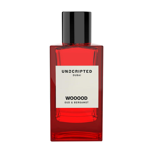 Unscripted. Wooood for Unisex - Arabian Perfume for Women & Men - Long Lasting Fragrance from Dubai with Lavender, Saffron, Oud, Patchouli, and Musk Notes - Arabic Eau de Parfum - 3.4 oz EDP Spray - Medaid International