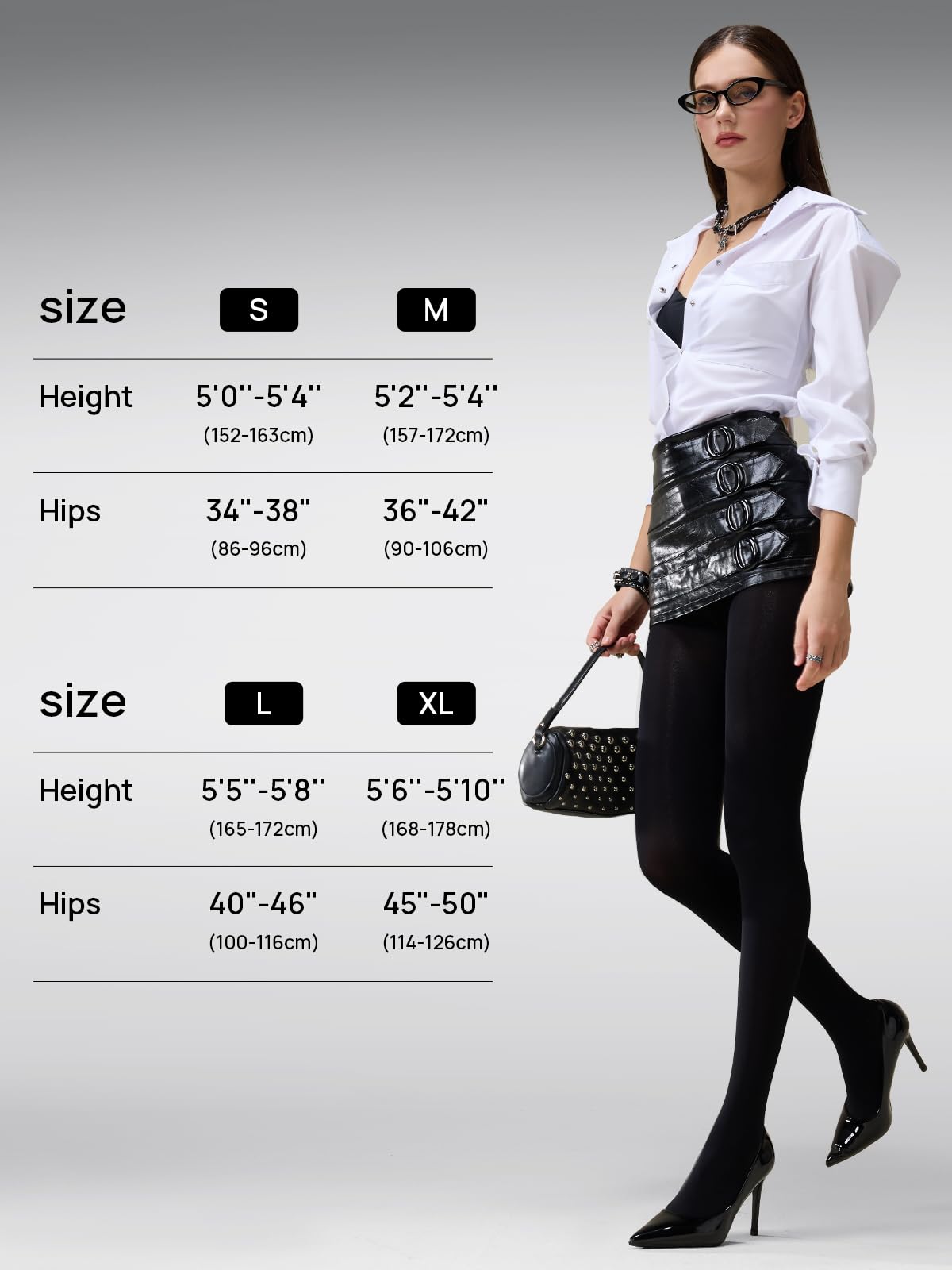 MANZI 2 Pairs Women's Opaque Control Top Tights Comfort Stretch 70 Denier Pantyhose Black Small - Medaid International