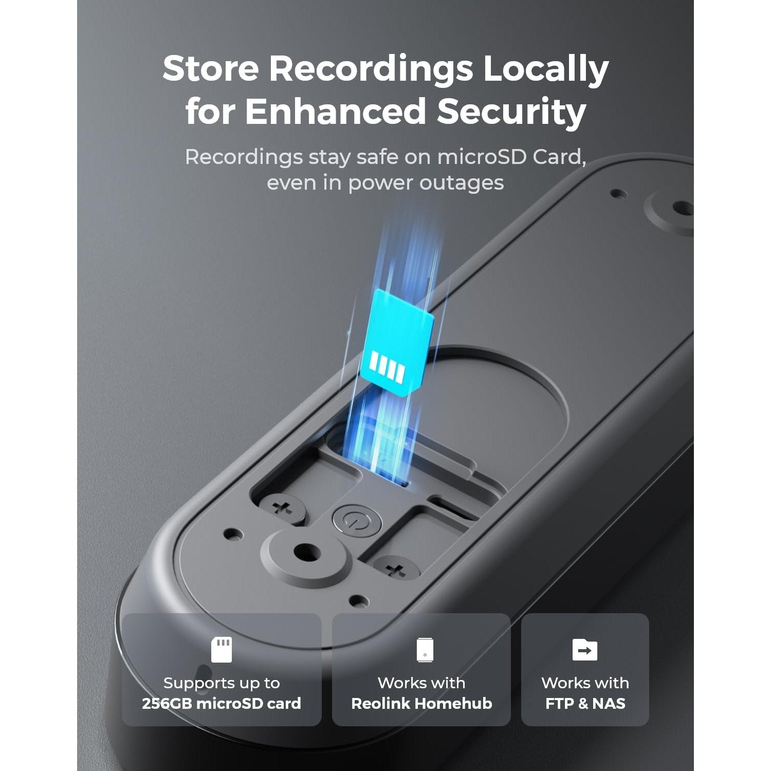 REOLINK Wireless 2K Battery Video Doorbell Camera, 150°x150° Head-to-Toe View, 2.4/5 GHz WiFi, Battery or Wired Power Options, Two-Way Talk, Person/Vehicle/Package Detection(Chime not Included) - Medaid International