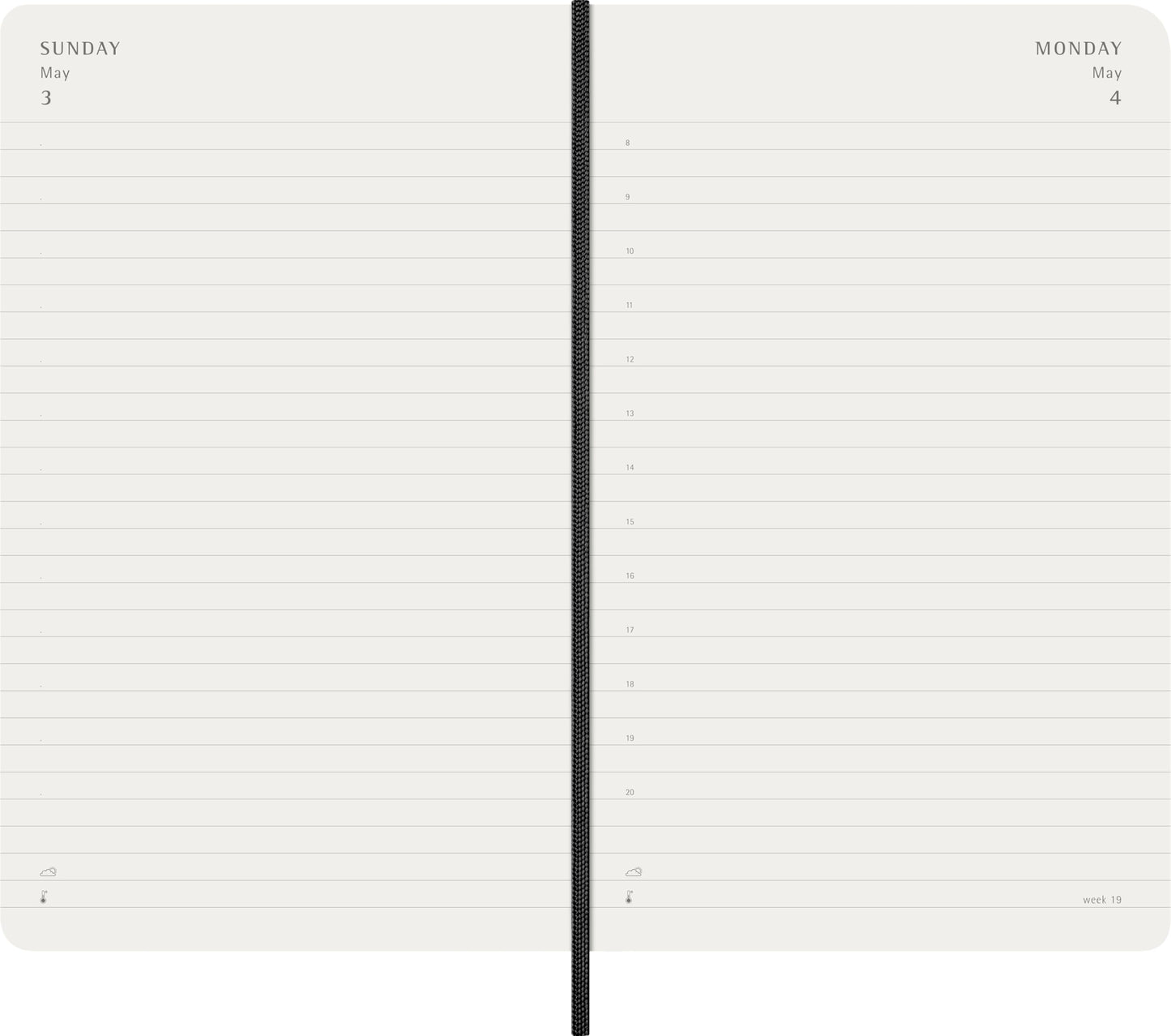 Moleskine Classic 12 Month 2026 Daily Planner, Soft Cover, Large (5" x 8.25"), Black, 400 pages - Medaid International