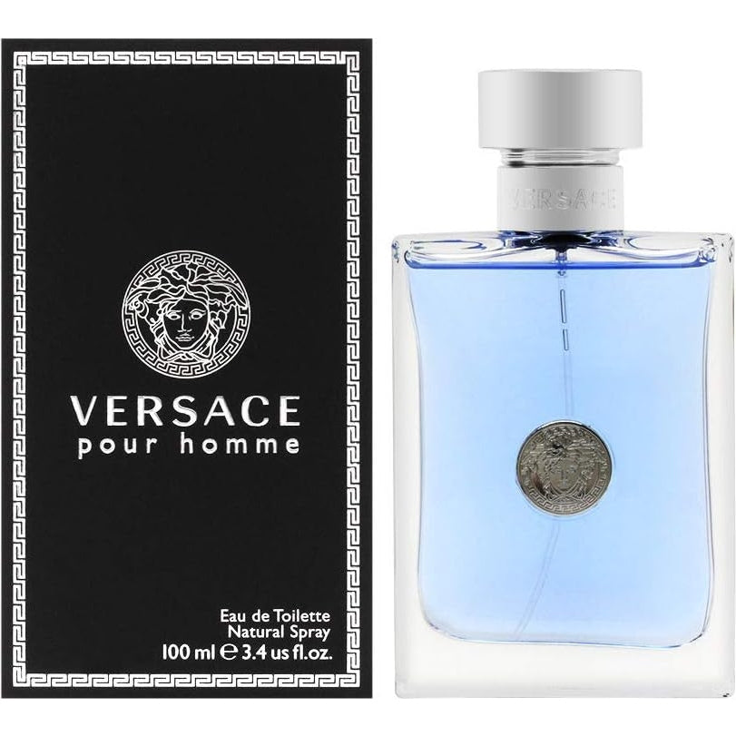 Versace Pour Homme - Perfume for Men, 100 ml - EDT Spray - Medaid