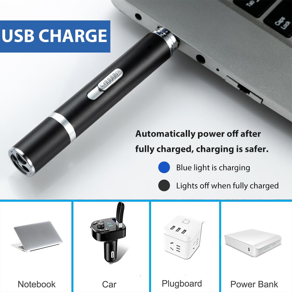 GLMSA Laser Pointer Cat Toy - 5Modes Pointer for Indoor Interactive, Cat Toys Red Light Pet Pointer Interactive to Busy Kitten Dog Chaser Play Toys(2 Pcs) - Medaid International