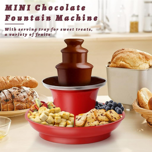 Chocolate Fountain Machine, Mini Fondue Set - Medaid International