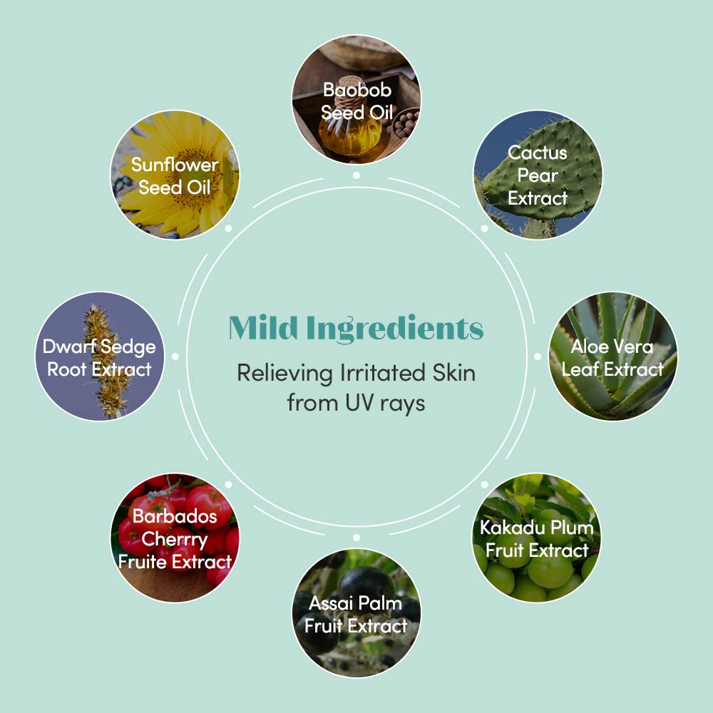 ETUDE Sunprise Mild Weightless Watery Light Texture SPF50+/PA+++ 1.7 fl. Oz (50ml) (21AD) | Light Moisturizing Sunblock for Sensitive Skin | Korean Skin Care - Medaid International