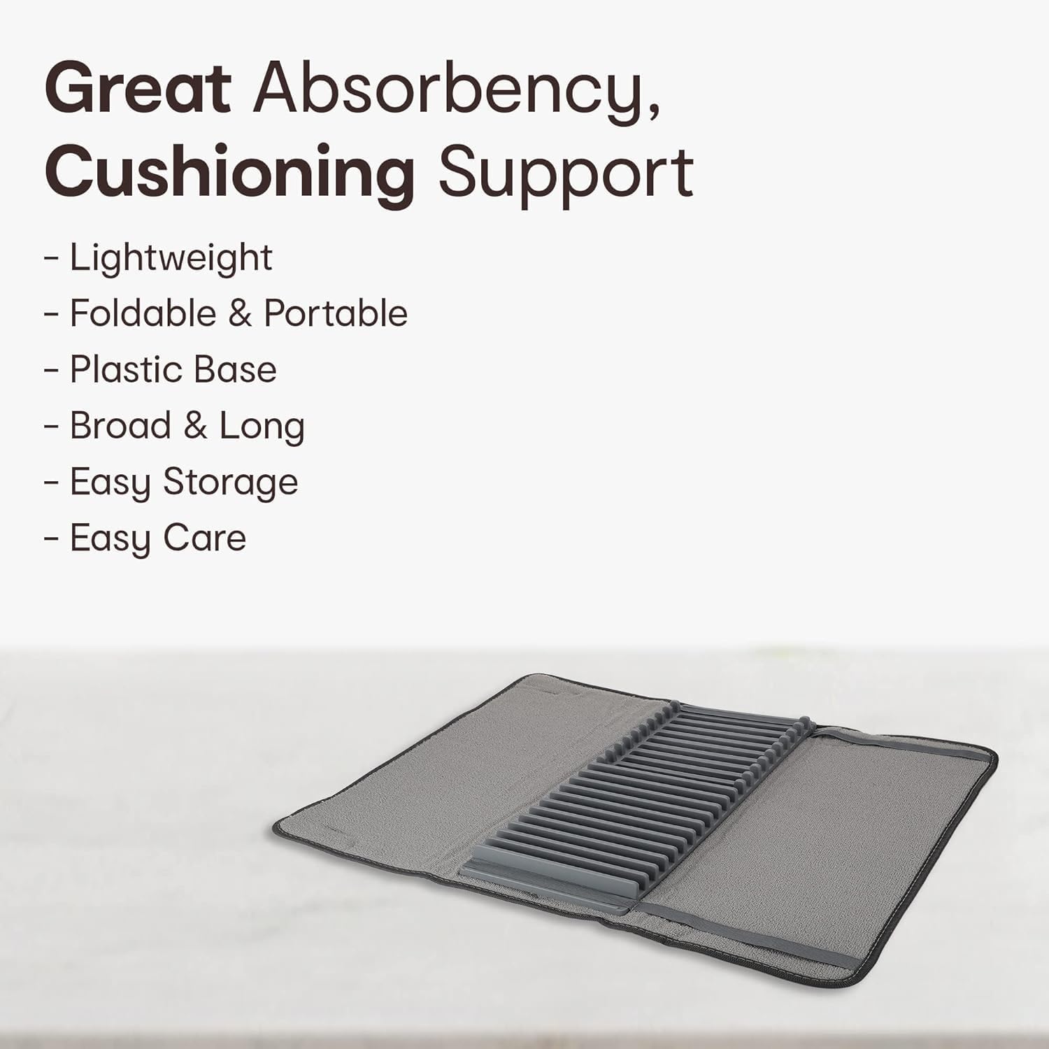 Dish Drying Mat with a Rack - Medaid International