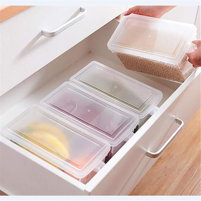 Kitchen Organizer Plastic Kitchen Refrigerator Storage Box With Lid - Medaid International