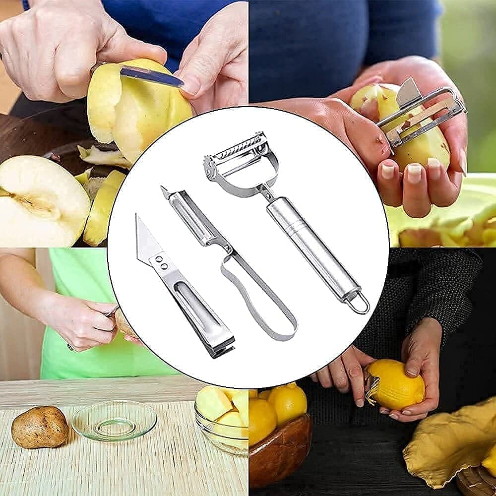 Multifunctional Vegetable Peeler & Slicer Stainless Steel - Medaid International