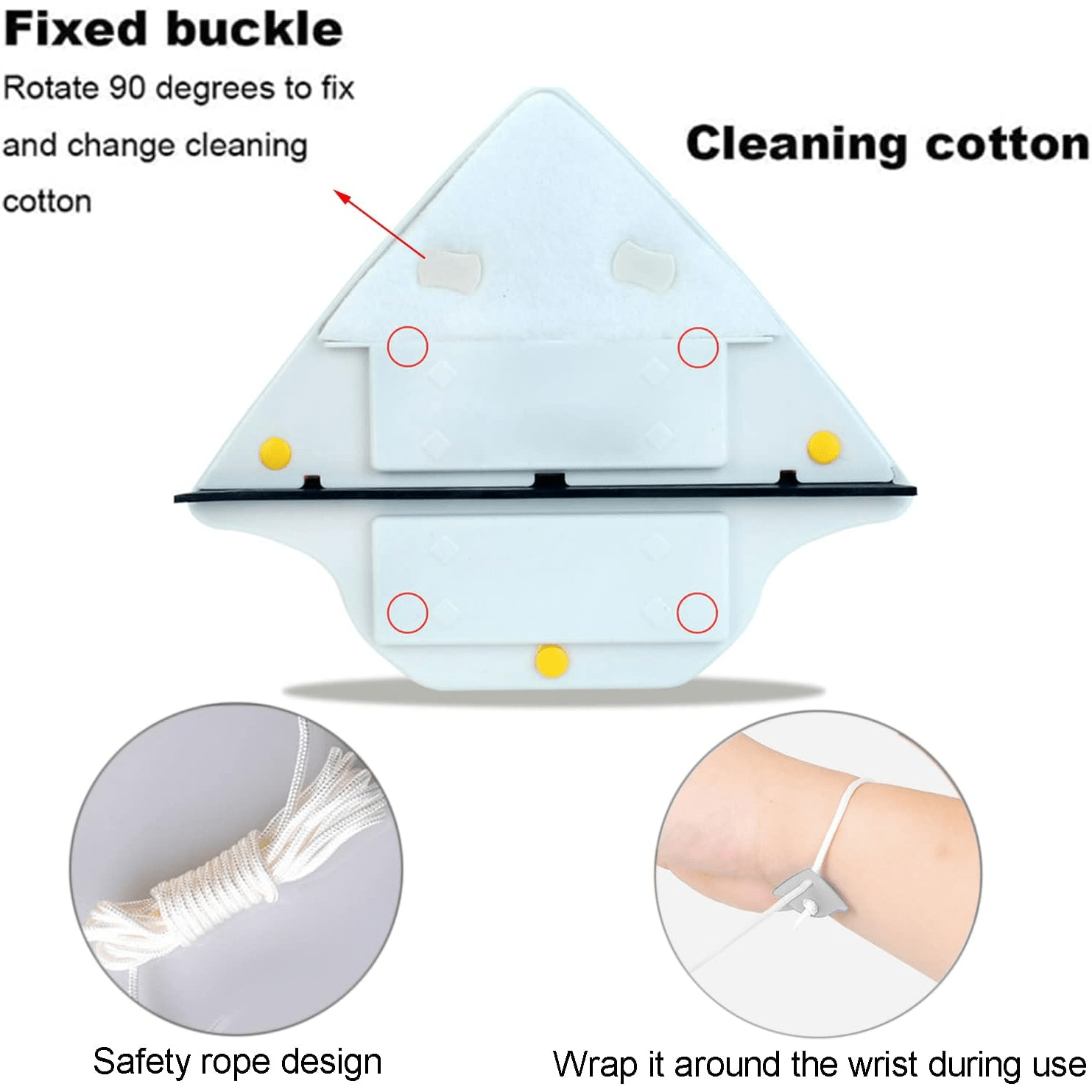 Double Sided Window Glass Cleaner - Medaid International