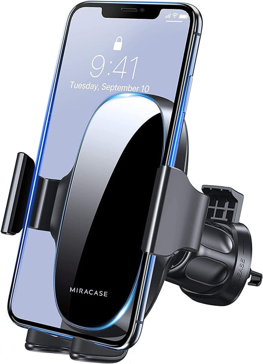 Miracase Upgraded-2nd Generation Universal Phone Holders for Your Car, 3 in 1 Air Vent Car Phone Holder Mount Compatible with iPhone 17/16/15/14/13/12/11 Series and All Phones - Medaid International