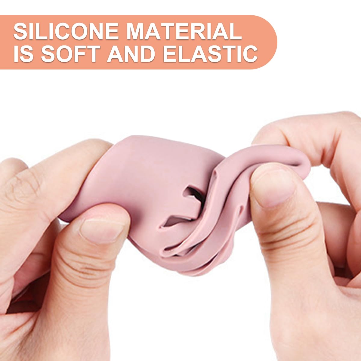 Silicone Makeup Sponge Holder, Breathable & Shatterproof Beauty Blender Case, Double-Sided 3-line Vented Design, Portable Travel Storage for Sponges(1 Pack Pink) - Medaid International