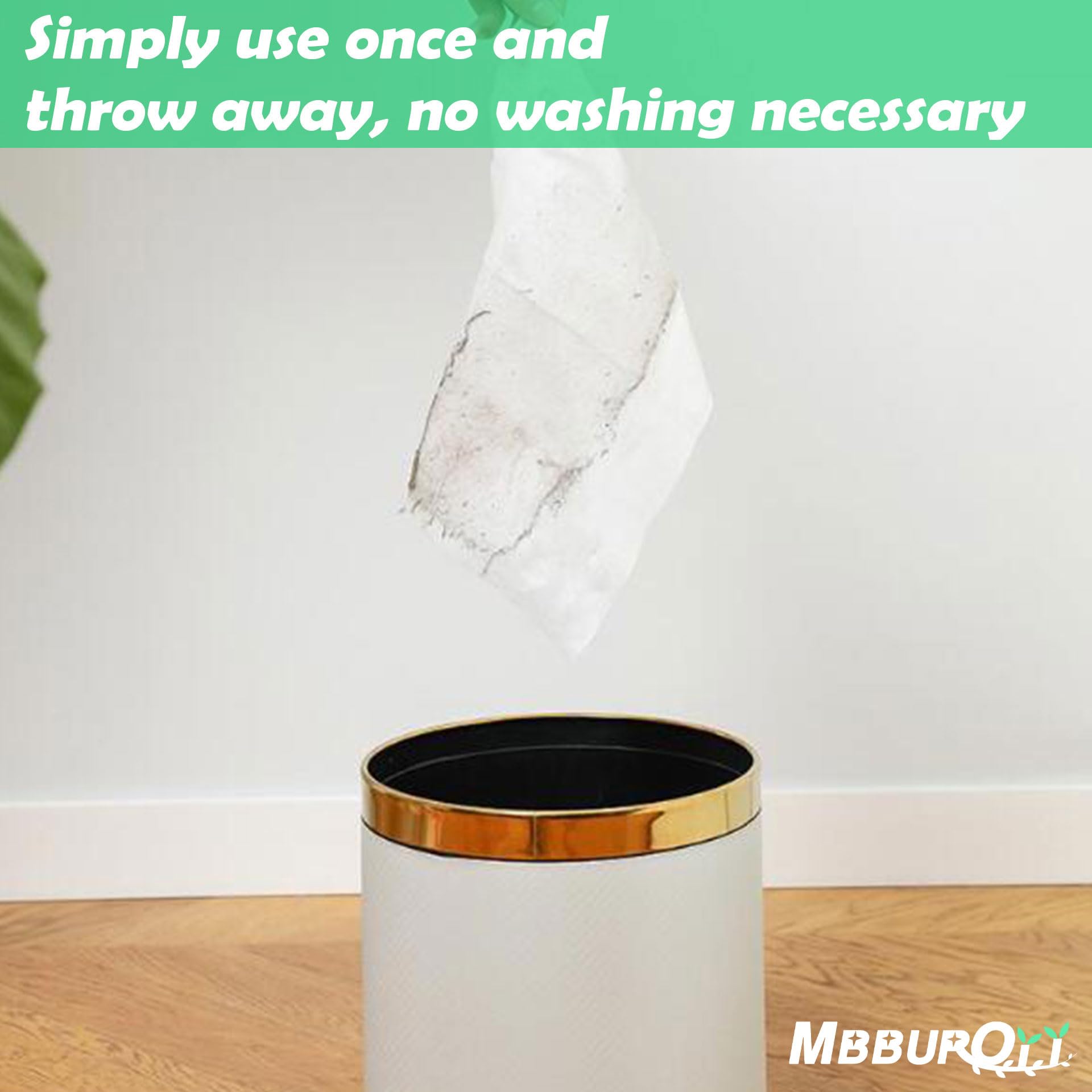 MBBUROYY Dry Sweeping Cloths Dry Mop Refills for Floor Mopping and Cleaning Disposable Dusting Cloths Electrostatic Cloths Unscented 240 Counts - Medaid International