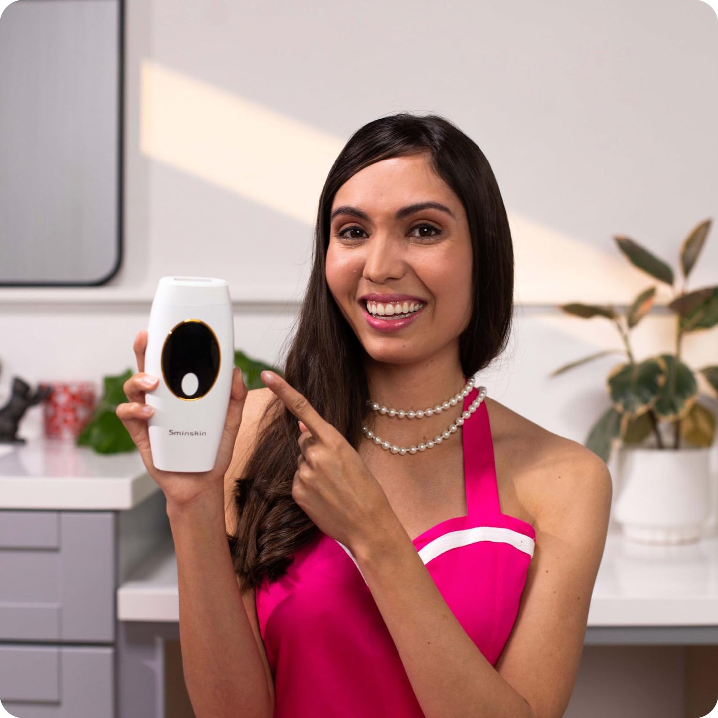 5minskin Hair Laser Removal Handset 2.0 - IPL Facial Hair Removal | At-Home Light Hair Removal Women, Men | 999,999 Flashes | Painless Hair Remover - Medaid International