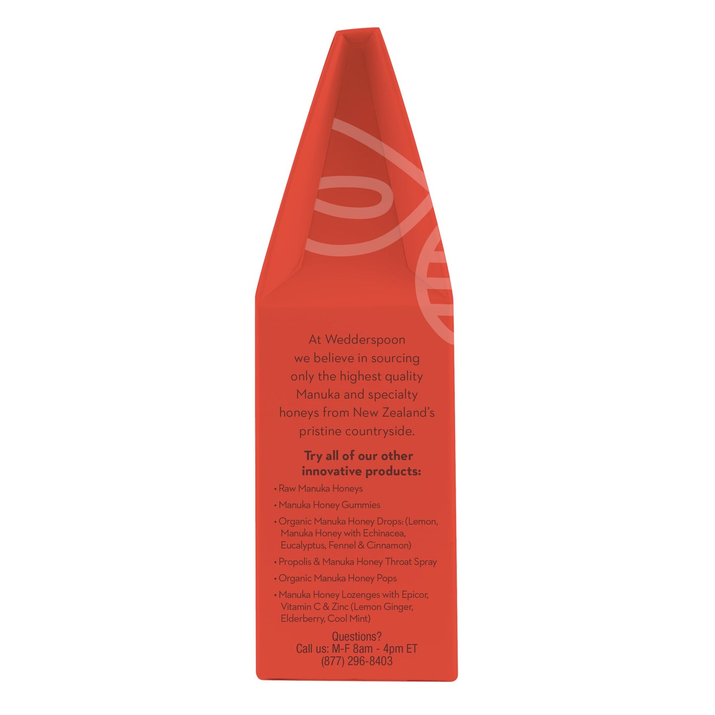 Wedderspoon Organic Manuka Honey Drops, Ginger & Echinacea, 20 Count (Pack of 1) | Genuine New Zealand Honey | Perfect Remedy For Dry Throats - Medaid International