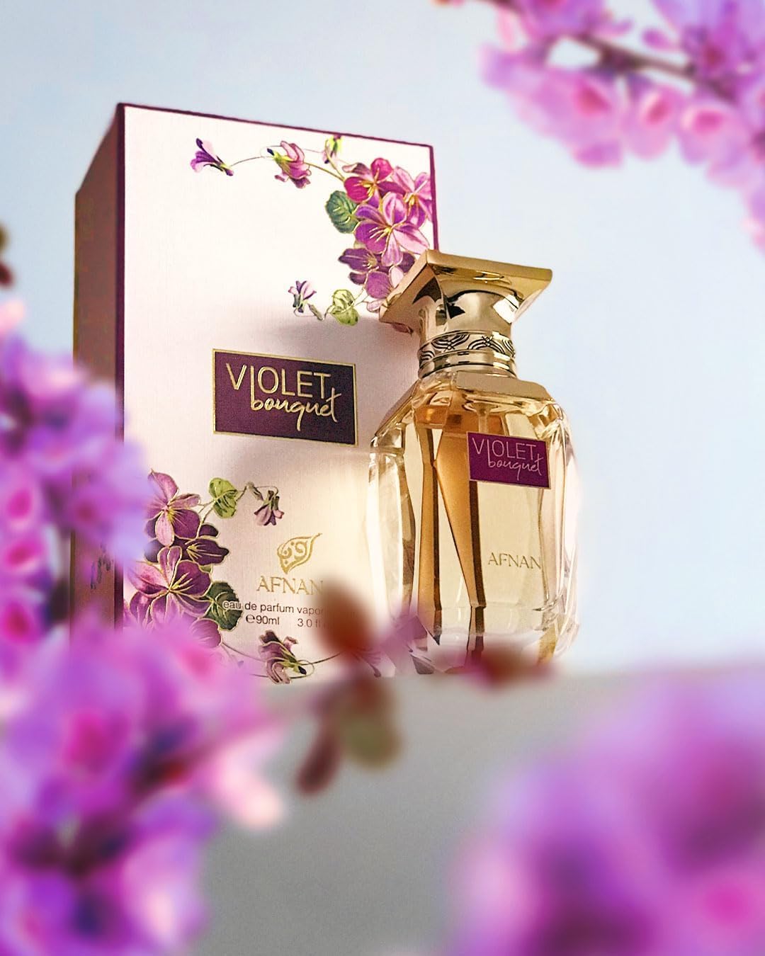 Afnan Violet Bouquet Eau De Parfum for Women, 2.7 Fl. Oz - Medaid International