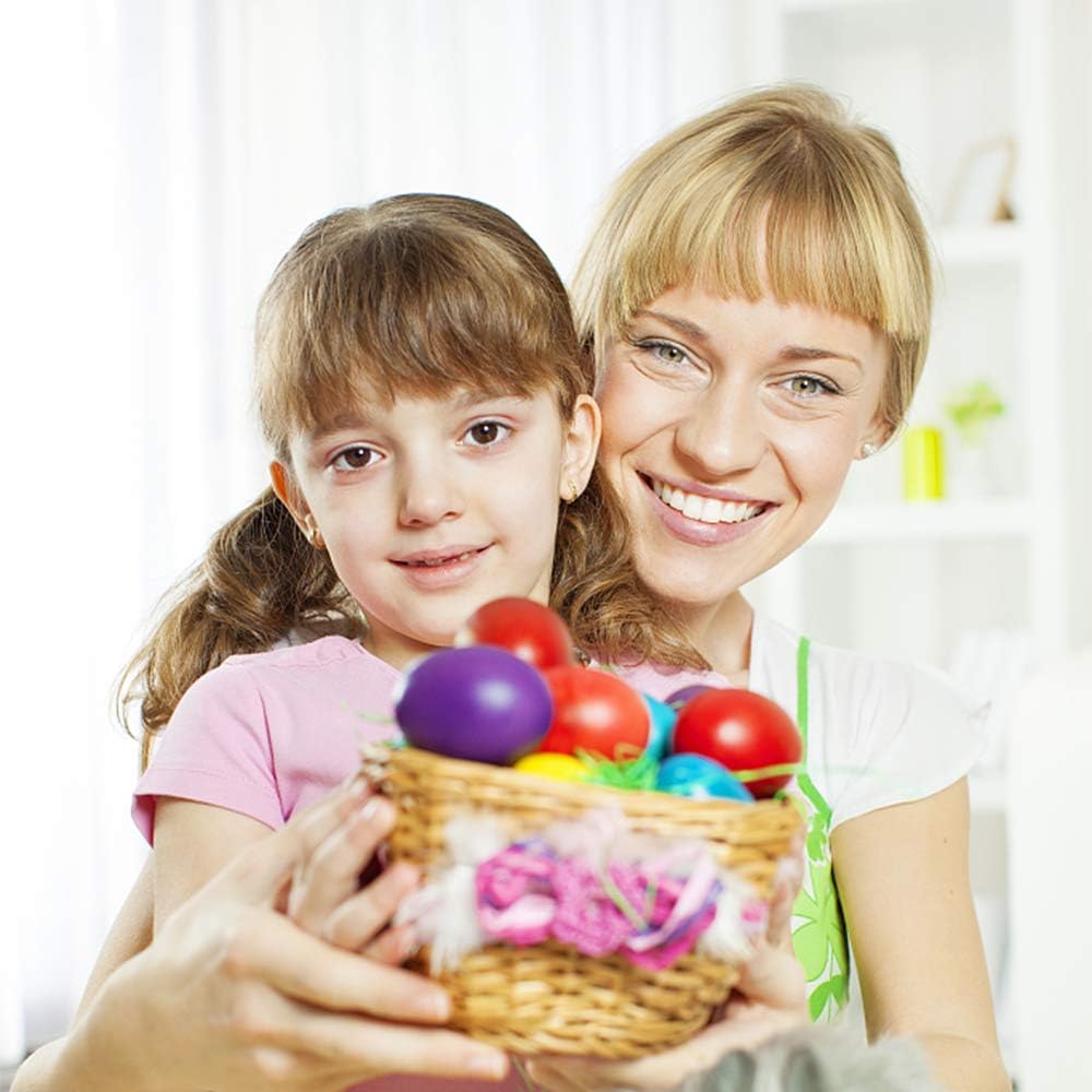 40 قطعة من البلاستيك البيض الهزازة الإيقاع للبيض الموسيقى مع حقيبة تخزين للألعاب تعلم الموسيقى لوحة DIY (8 ألوان مختلفة) - Medaid International