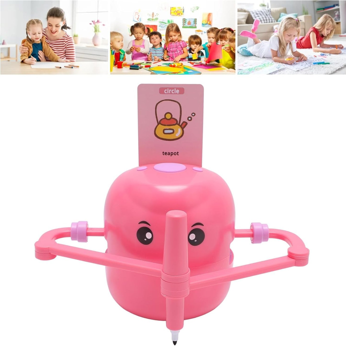 Smart Drawing Robot with 100 Learning Word Cards - Medaid International