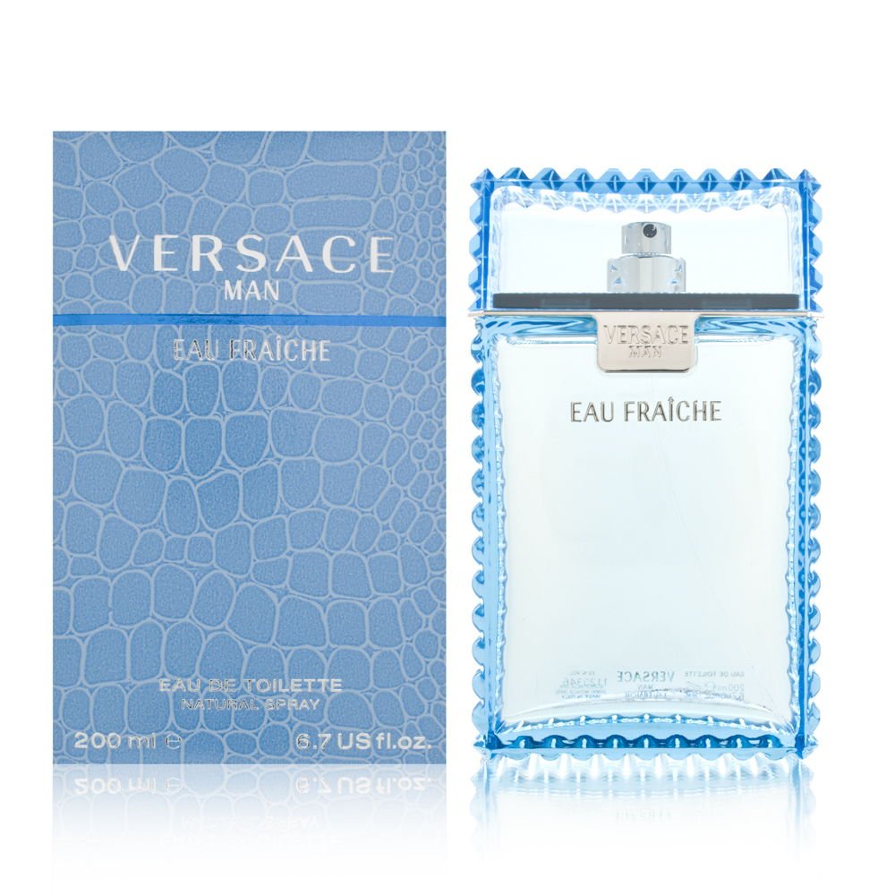 Man Eau Fraiche Eau De Toilette Spray Men by Versace, 6.7 Fl Oz - Medaid International