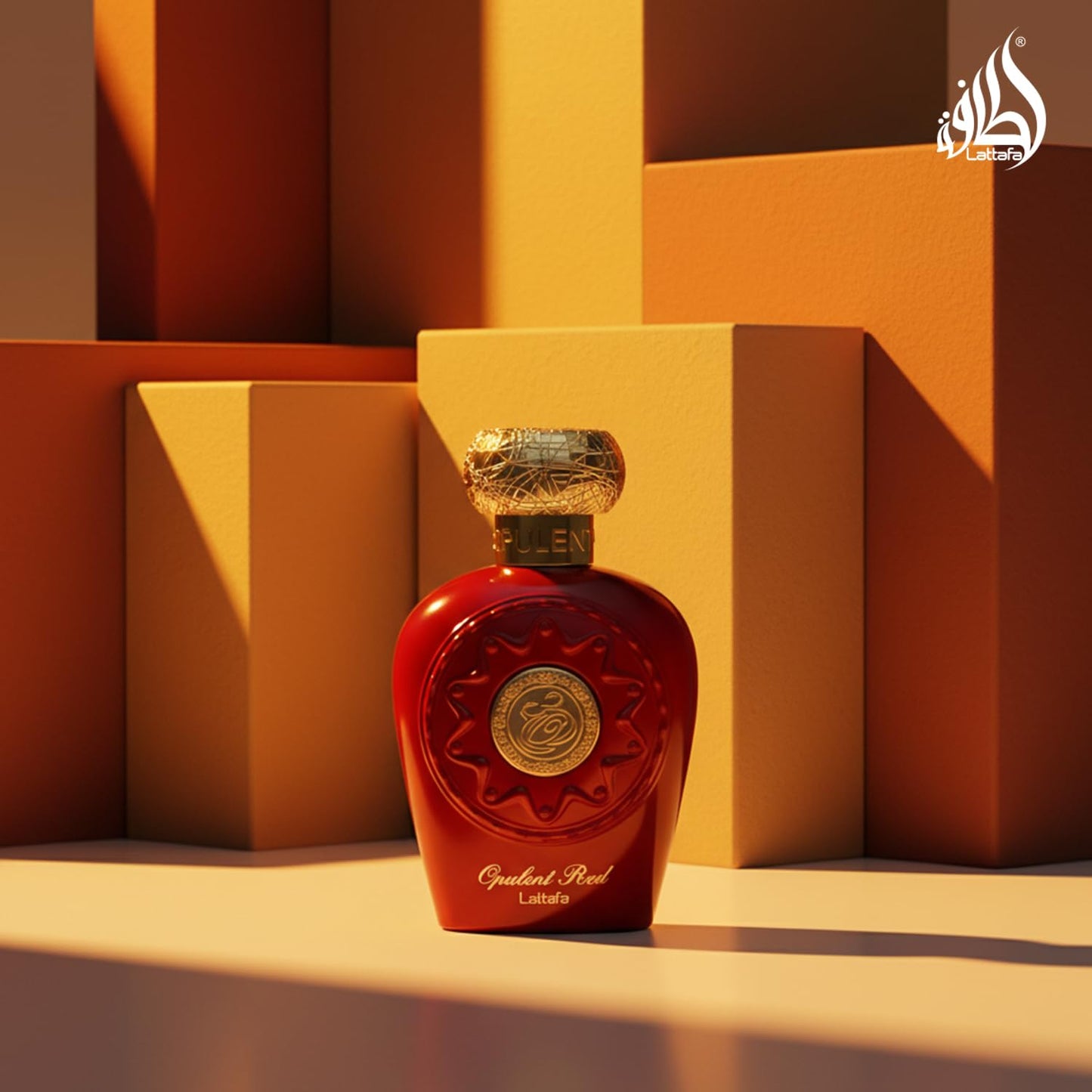 Lattafa Perfumes Opulent Red for Unisex Eau de Parfum Spray, 3.4 Ounce (137662) - Medaid International