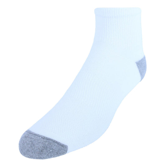 Hanes mens X-temp Lightweight Ankle Socks, 12-pair Pack Casual Sock, White, 6 12 US - Medaid International