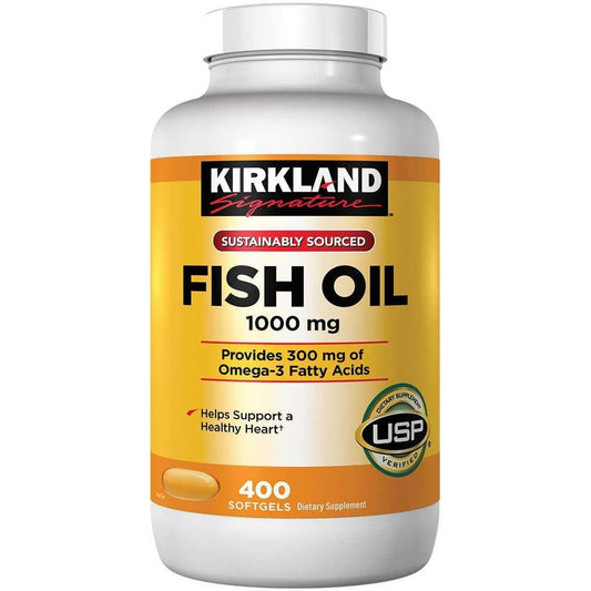 Omega-3 Fish Oil Concentrate 1,000 Mg., 400 Softgels - Medaid International