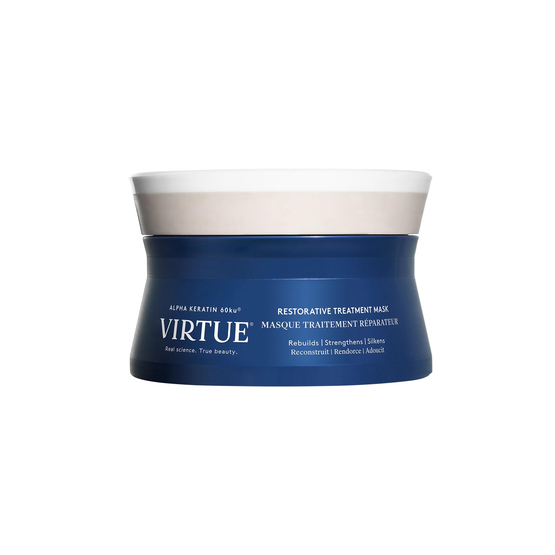 VIRTUE Restorative Hair Mask Treatment for Damaged Hair with Keratin and Baobab Seed Oil, Safe for All Hair Types, Color Safe - Medaid International