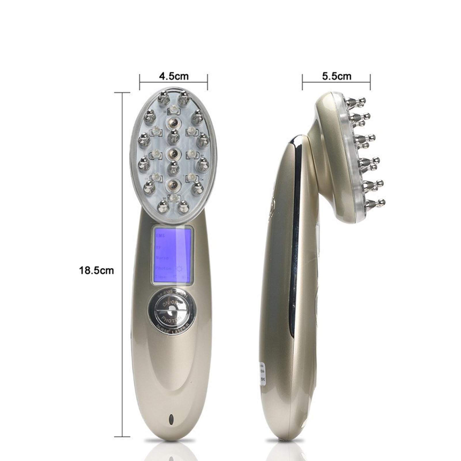 Alments Hairrevive - Portable Rechargeable Alments Hair Revive Brush, Scalp Care Massager, Heal Damaged Roots & Scalp, Stimulating Hair Growth for Women & Men, Compact & Easy to Use - Medaid International