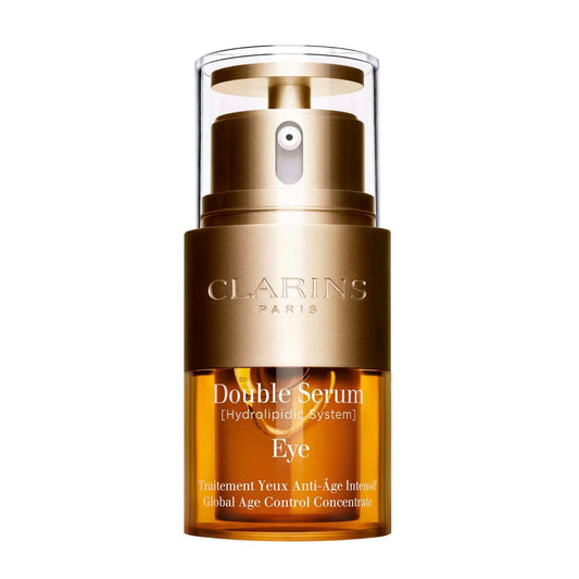 Clarins Double Serum Eye | Anti-Aging Eye Treatment | Visibly Smoothes, Firms, Hydrates and Revitalizes For More Youthful-Looking Eyes In Just 7 Days* | 13 Plant Extracts, Including Turmeric | 0.6 Oz - Medaid International