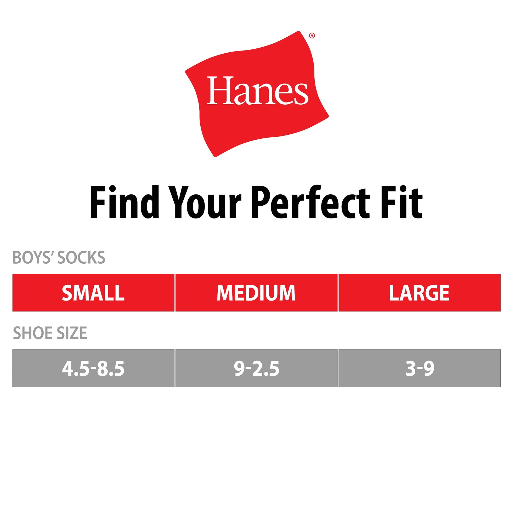 Hanes Boys Socks, Double Tough Cushioned Ankle And No Show, 12-pair Packs Athletic-socks, Ankle - White/Grey Bottom - 12 Pack, Medium US - Medaid International