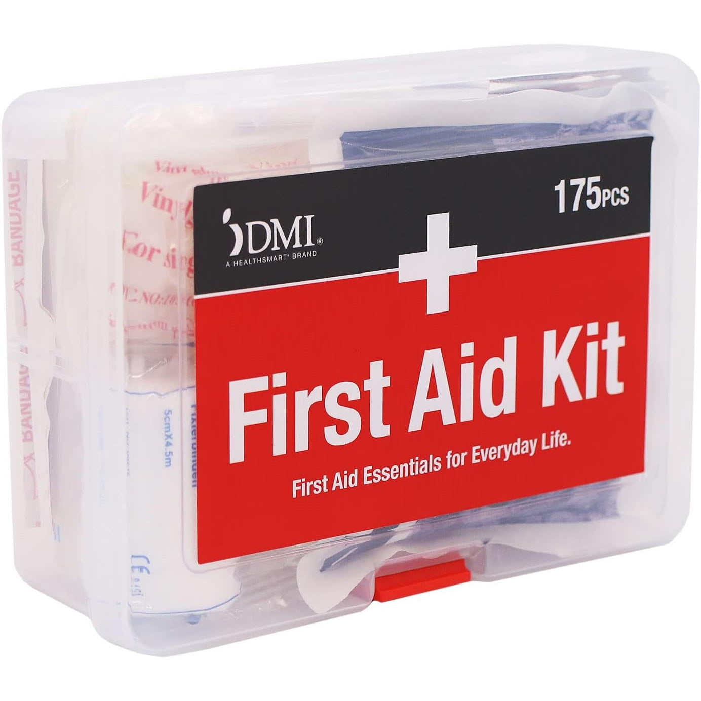 DMI 76-Piece First-Aid Kit, All-Purpose Use for Minor Cuts and Scrapes, Durable Water-Resistant Case, Convenient and Portable, FSA & HSA Eligible - Medaid