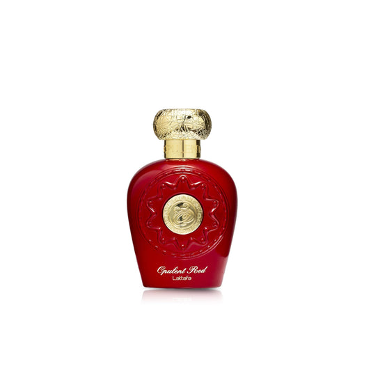 Lattafa Perfumes Opulent Red for Unisex Eau de Parfum Spray, 3.4 Ounce (137662) - Medaid International
