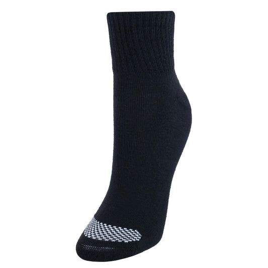 Hanes womens Cool Comfort Toe Support Ankle Socks, 6-pair Pack Casual Sock, Black/White Vent, 8-12-Aug US - Medaid International