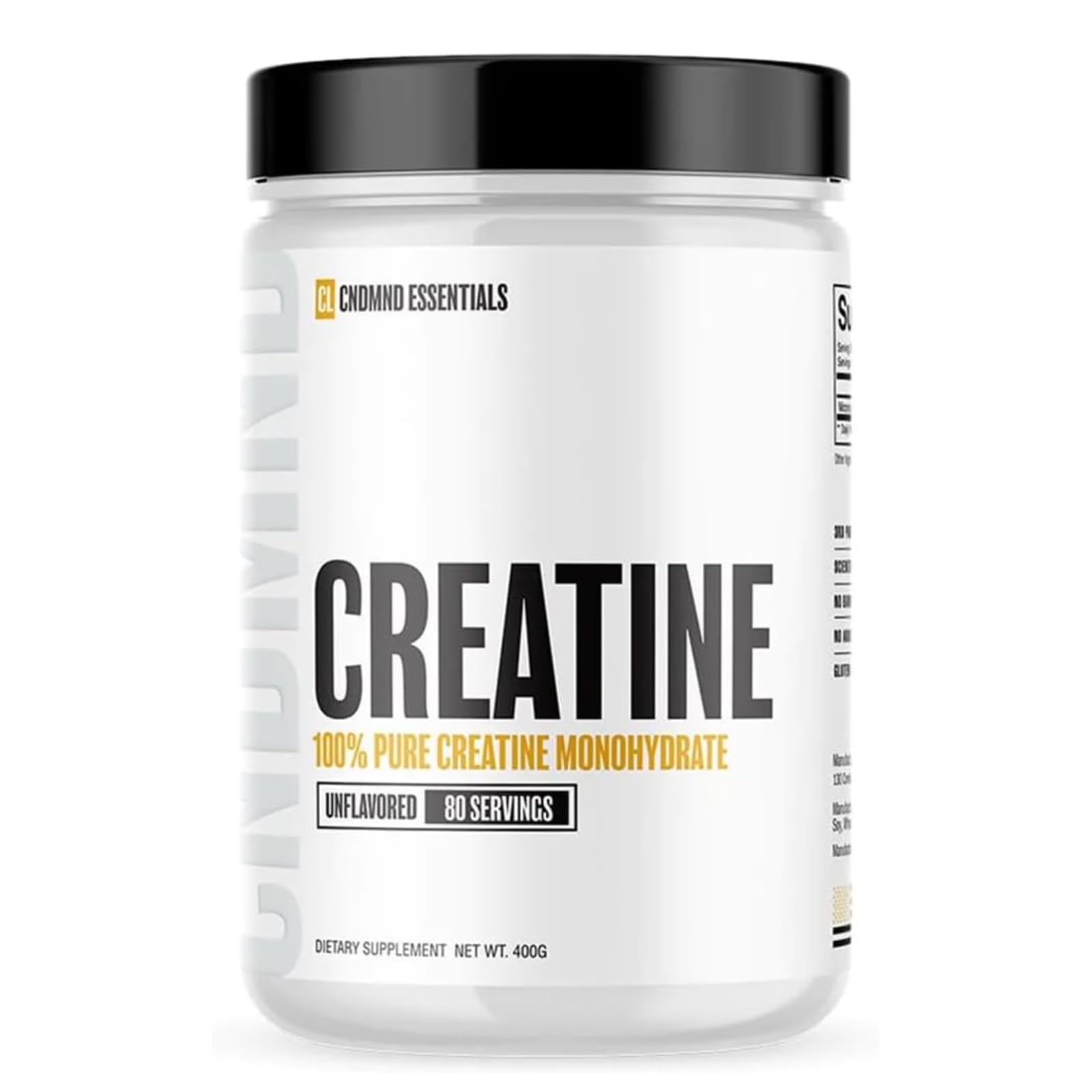 Condemned Labz 100% Pure Creatine Monohydrate | Micronized for Rapid Absorption | Strength, Endurance, Recovery | No Fillers or Additives | Keto | 80 Servings (Unflavored) - Medaid International