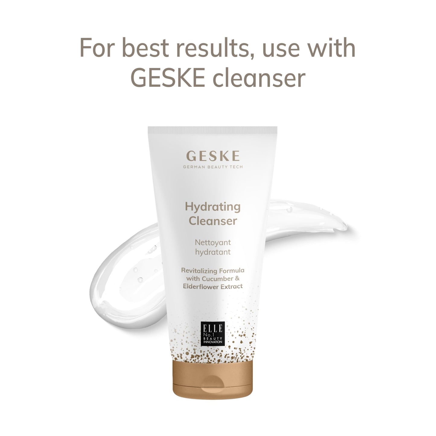 GESKE SmartAppGuided Facial Brush - 4 in 1 Professional Facial Cleansing Brush with Soft Silicone Bristles - Gentle Routine Skincare - Medaid International